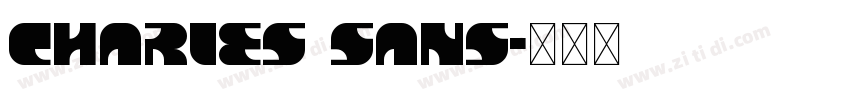 charles sans字体转换